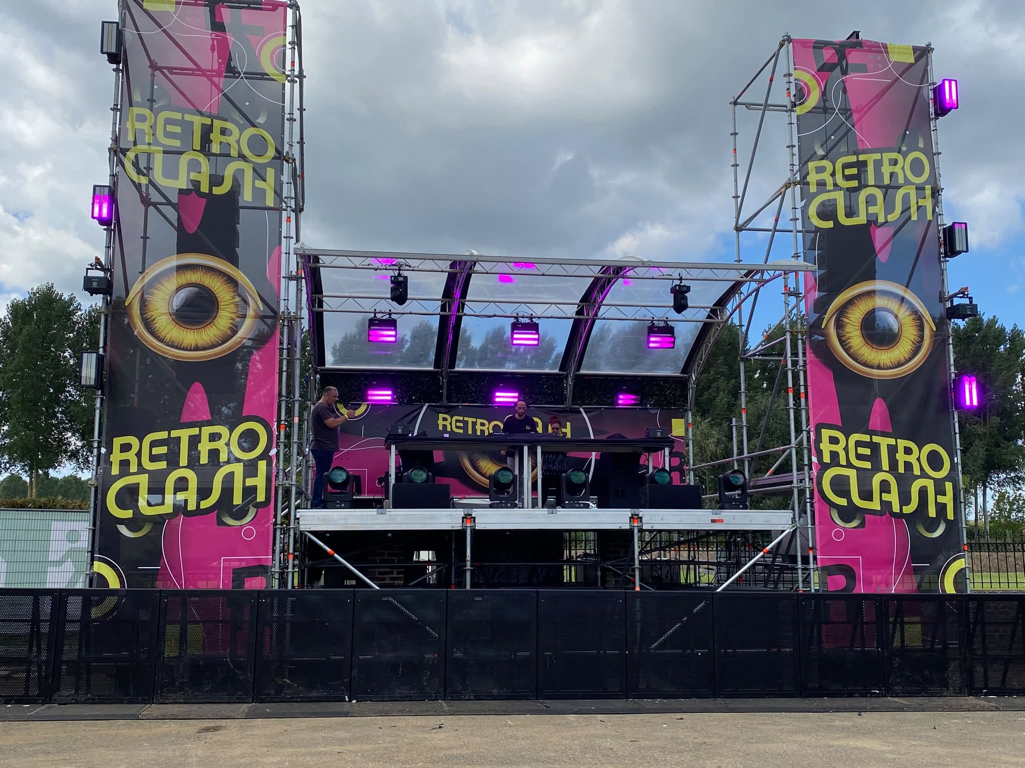 Retroclash eventproductie door Group-PDA